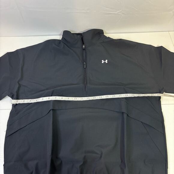 NWT Under Armour Black Pullover Windbreaker Size Small or Medium H0142 I0171 - Picture 5 of 8